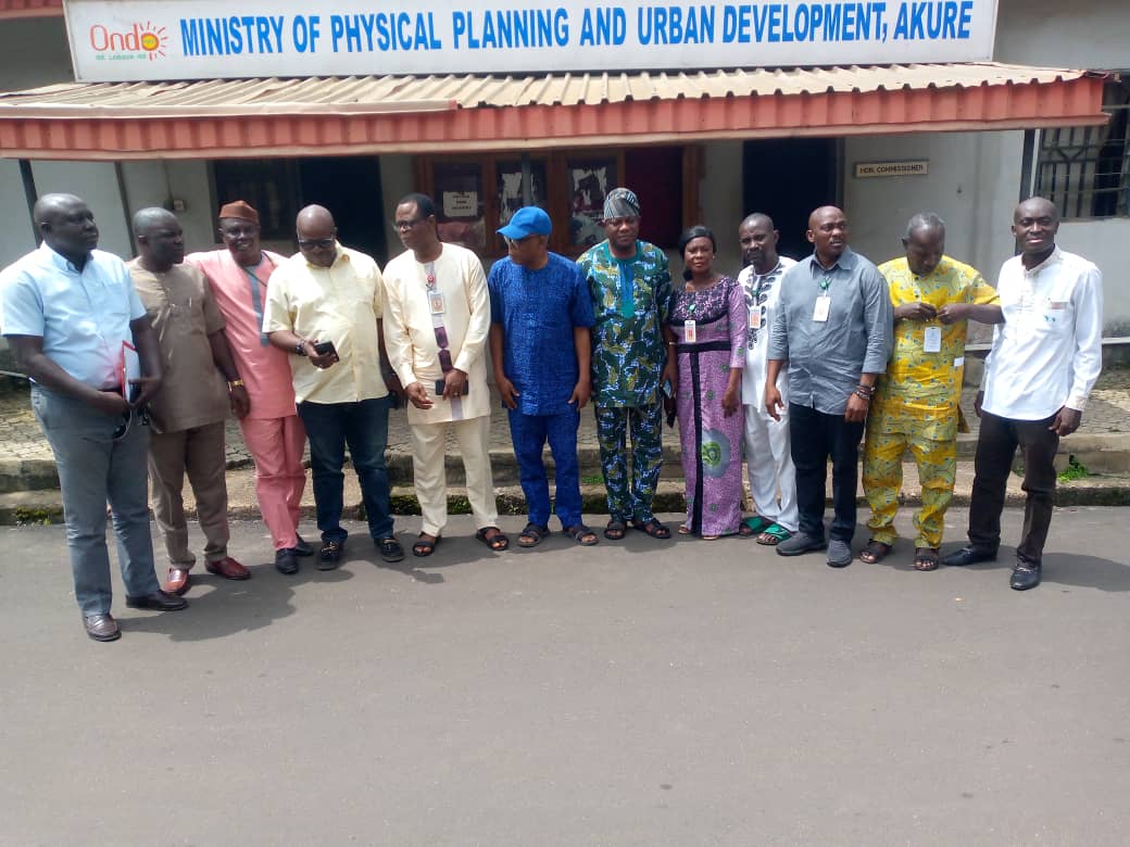ONDO COMMISSIONER INAUGURATES ADHOC TEAM TO STRENGTHEN MONITORING OF BUILDING CONSTRUCTION FOR STANDARDIZATION. Source. Williams Oni