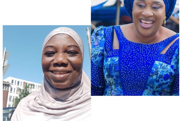 Iya Adini of Akure kingdom. Alhaja. Gidado congratulates Hon. Dr. Olubunmi Ademosu Williams on her 60th Birthday. By Ladidi Al-Hassan