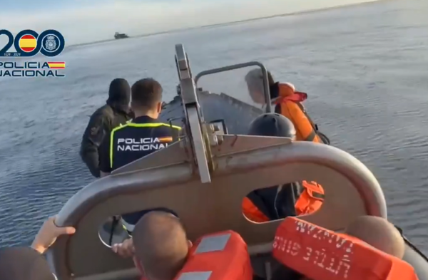 6.5 tons of cocaine seized from boat off the Canary Islands.